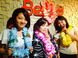 常連さん達もアローハ！